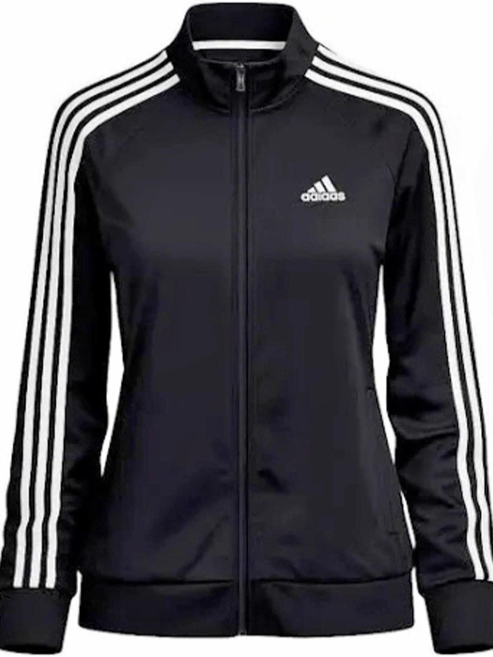 adidas Primeblue SST Track Top Black & White Striped Track Jacket Size Medium